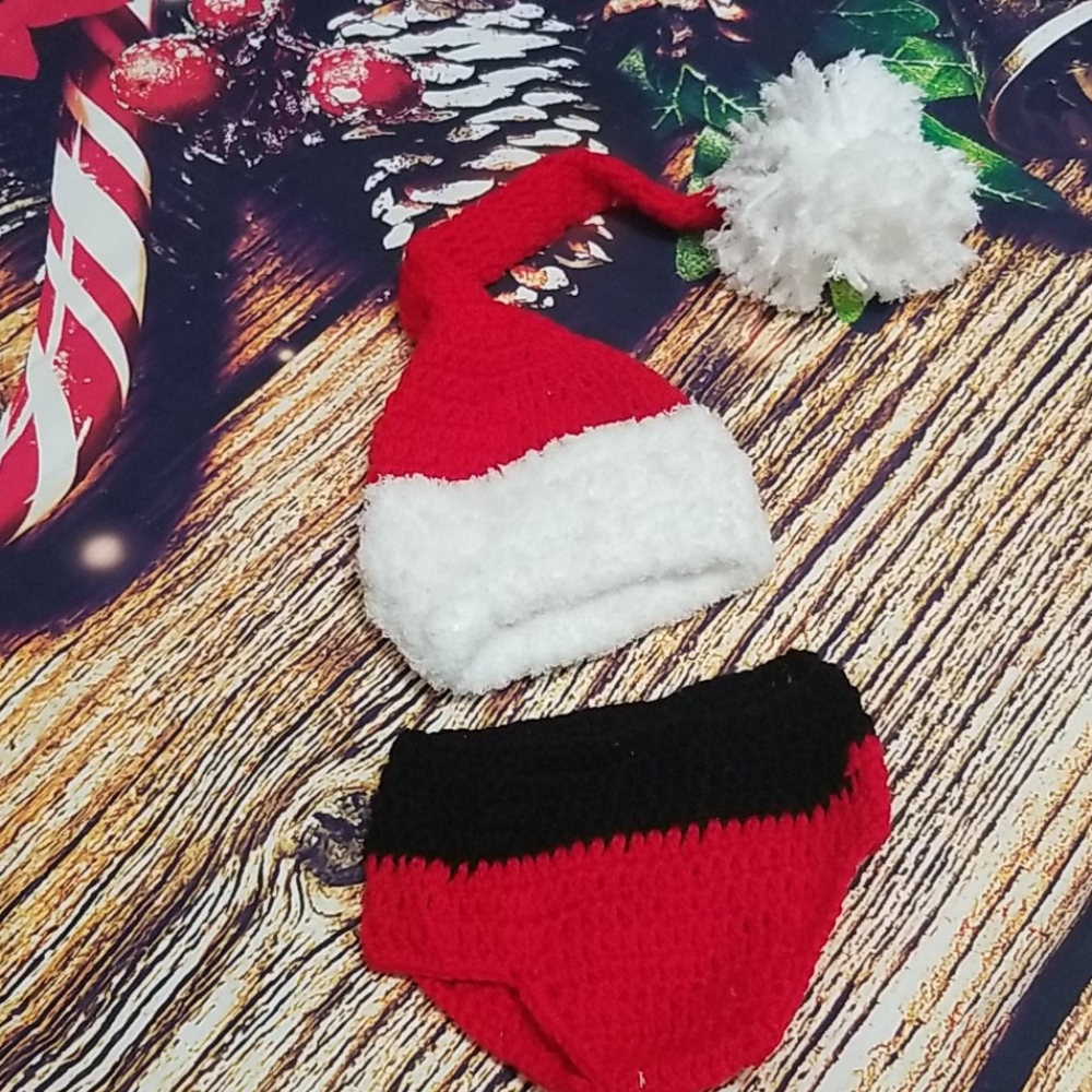 Photo Prop, Baby Santa Claus.